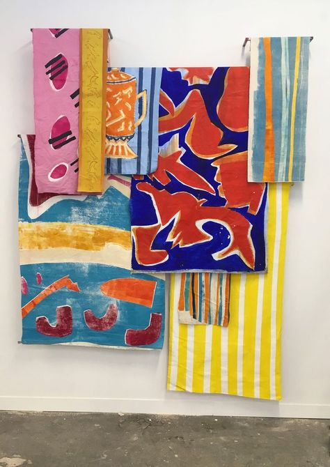 Fabric Display Ideas, Textile Exhibition, Life Is Boring, Artist Exhibition, Abstract Art Collection, Fine Art Textiles, Protest Art, Studio Artist, Colorful Textiles