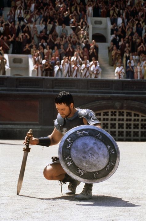 Gladiator (2000) - starring Russell Crowe, Joaquin Phoenix, and Connie Nielsen Gladiator 2000, Russell Crowe, A Man