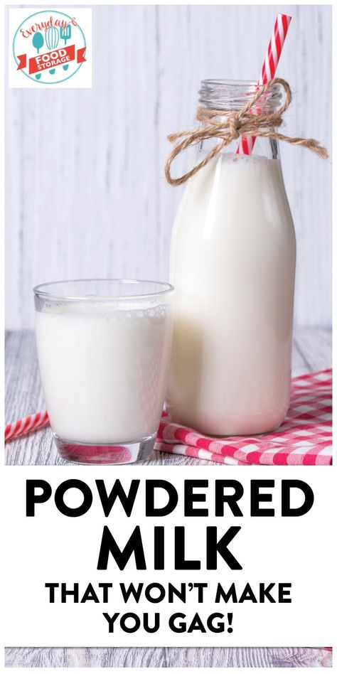 Uses For Powdered Milk, Recipes That Use Powdered Milk, Powdered Milk Uses, Dry Milk Recipes, Powdered Milk Recipes, Milk Powder Recipes, Using Powdered Milk, Survival Pantry, Homestead Canning