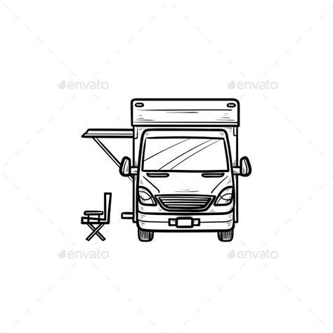 Motorhome Tattoo, Rv Drawing, Camper Tattoo, Van Drawing, Traditional Eagle Tattoo, Writing Childrens Books, Mother Tattoos, Eagle Tattoo, Doodle Icon