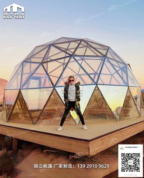 🌟RAXTENT Classic Case🔥🔥- 034 - Clear Sky Resort, USA, 6m Diameter Glass Dome Tent Hotel ✅ Clear Sky Resort is a renowned camping destination in the USA, and our collaboration began in 2019, marking five years of partnership. Located in Arizona, the first Clear Sky Resort campsite features two 6m glass dome tent hotels among its 60 PVC dome tents. The resort offers not only tent accommodations but also dining, barbecuing, 3D cinema, mountain biking, trampolining, and other outdoor recreational... Sky Resort, 3d Cinema, Camping Destinations, Dome Tent, Clear Sky, Glass Dome, Glass Domes, Mountain Biking, Tent