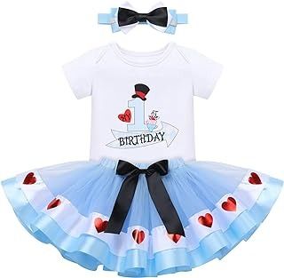 Amazon.com: Alice In Wonderland Party Supplies Baby Girls 1st Birthday, Birthday Toddler Girl, Cake Smash Outfit Girl, Smash Cake Girl, Baby Coming Home Outfit, 1st Birthday Cake Smash, 1st Birthday Outfit, Alice In Wonderland Costume, Set Photo