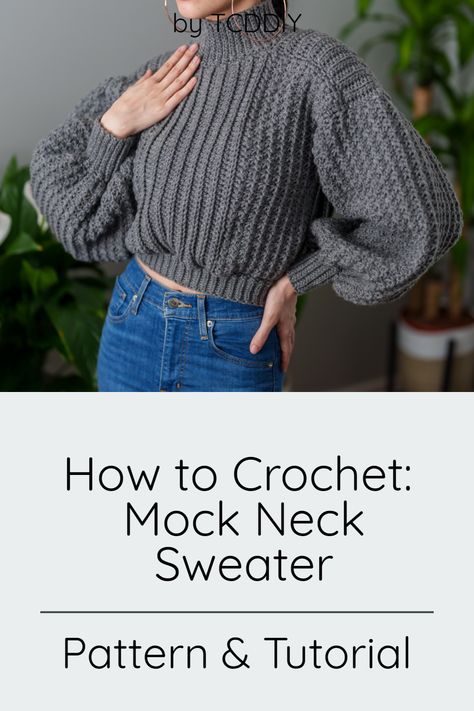 Are you looking for the perfect everyday wear crochet pattern? Look no further! This Crochet Pattern is easy to follow and will help you create your next amazing project! With clear step-by-step instructions, helpful diagrams, and high-quality pictures, this pattern is the surefire way to make sure your project turns out perfect. So what are you waiting for? Click for the pattern! #crochet #crochetpattern #crochettutorial Sweater Pattern Free, Modern Haken, Trinity Stitch, Crochet Autumn, Crochet Sweater Pattern, Balloon Sleeve Sweater, Crochet Sweater Pattern Free, Autumn Ideas, Step By Step Crochet