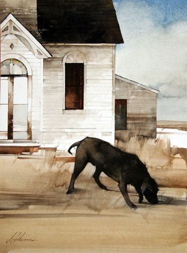 Joseph Alleman, Canine Art, Dog Artwork, Building Art, Fruit Painting, Sky Painting, Watercolor Dog, Chiaroscuro, Dog Paintings