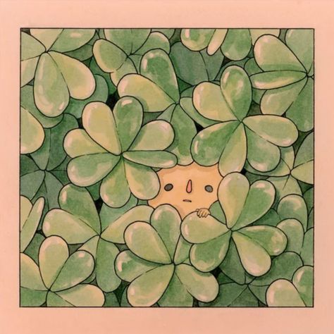 May you find some luck today 🍀 Art Credit: Clover Art Print by @Feliciachiao Felicia Chiao, Dorm Posters, New Normal, Art Collector, Sign Art, Bright White, Art Journal, Stretch Canvas, Turning