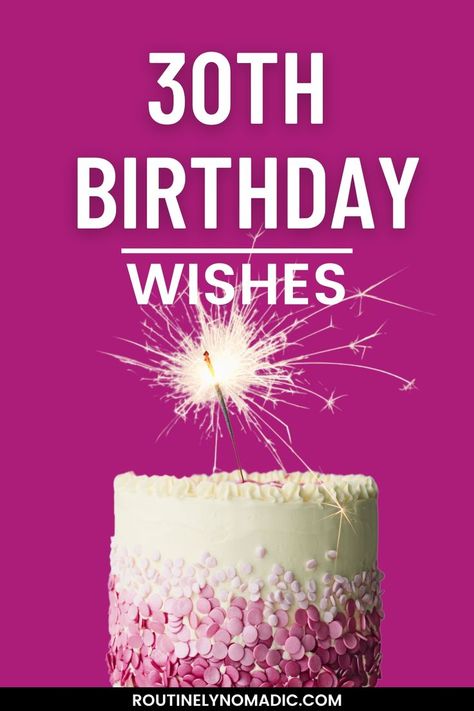 Cake with words 30th Birthday Wishes Happy 30th Birthday Wishes, 30th Birthday Wishes, Birthday Greeting Message, Birthday Message For Friend, Birthday Wishes For Her, 30th Birthday Funny, Messages For Friends, Caption For Friends, Birthday Wishes Messages