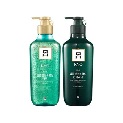 RYO Chungha Scalp Cleansing & Cooling Shampoo / Conditioner 550ml Korean Shampoo And Conditioner, Korean Shampoo, Japanese Shampoo, Scalp Cleanse, Cosmetics Store, Japanese Cosmetics, Cleansing Conditioner, Shampoo And Conditioner Set, Cleansing Shampoo