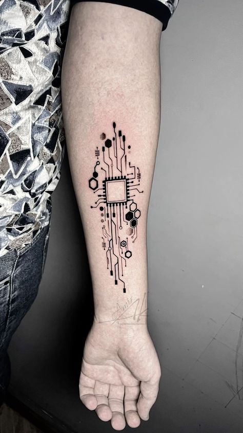 Expanse Tattoo, Runner Tattoo, Moving On Tattoos, Cyberpunk Tattoo, Dna Tattoo, Mushroom Tattoos, Music Tattoo Designs, Cool Forearm Tattoos, Geometric Tattoos