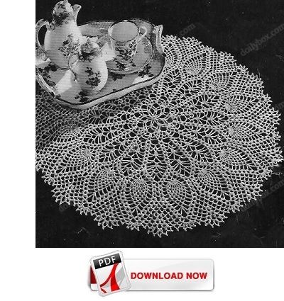 Vintage Crochet Doily Pattern, Free Doily Patterns, Japanese Crochet Patterns, Pineapple Doily, Crochet Patterns Filet, Crochet Tablecloth Pattern, Free Crochet Doily Patterns, Crochet Placemats, Japanese Crochet