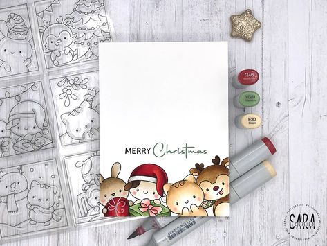 MFT Stamps | JENOBLADE Release Spotlight_Day 1 Mft Stamps Christmas, Gnome For The Holidays, Pet Christmas Cards, Mft Cards, Christmas Card Art, Animal Christmas, Long Holiday, Mft Stamps, 2024 Christmas