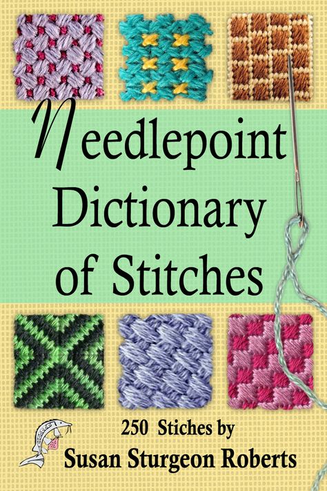 Canvas Embroidery, Bargello Needlepoint, Plastic Canvas Stitches, Needlepoint Ornaments, Needlepoint Stitch, Needlepoint Tapestry, Crazy Quilting, Needlepoint Stitches, Embroidery Book