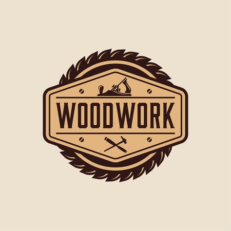 Download this Premium Vector about Premium Woodwork Handmade Saw Blade Logo Design and discover more Professional Graphic Resources on Freepik. #freepik #vector #woodwork #handmade #woodworklogo #sawblade Woodwork Logo, Woodworking Logo, Wood Works, Wood Working Gifts, Retro Logo, Saw Blade, Logo Ideas, Diy Woodworking, Carpentry