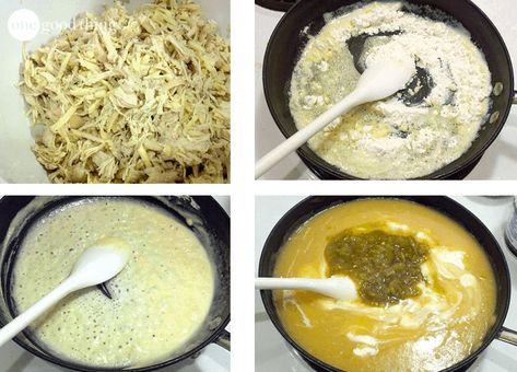 Enchiladas Sour Cream Sauce, Chicken Enchiladas Green Sauce, Enchiladas Sour Cream, Green Chili Chicken Enchilada Casserole, Sourcream Chicken Enchiladas, Sour Cream Enchilada Sauce, Chicken Recipes Creamy, Creamy Chicken Enchiladas Recipe, Green Chili Chicken Enchiladas