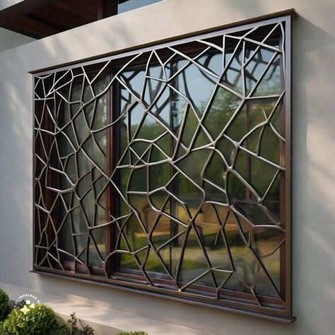 Unique Window Grill Design, Bedroom Window Grill Design, Grills For Windows Design, House Grill Design Ideas, Grill Door Design Modern, Grill Window Design Modern, Grills Design Window, Steel Window Grill Design Modern, House Grill Design