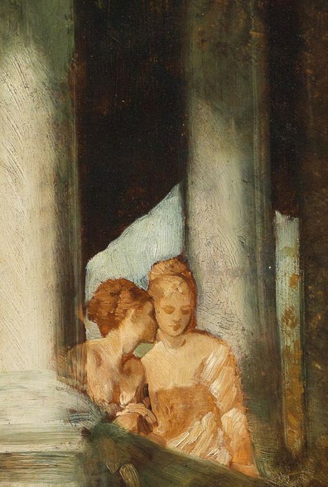 silenceformysoul: “ Hans Makart - Detail from Musikalische Unterhaltung, 1874. ” Wlw Art, Sapphic Art, Rennaissance Art, Lesbian Art, Queer Art, Old Paintings, Romantic Art, Ethereal Art, Classical Art