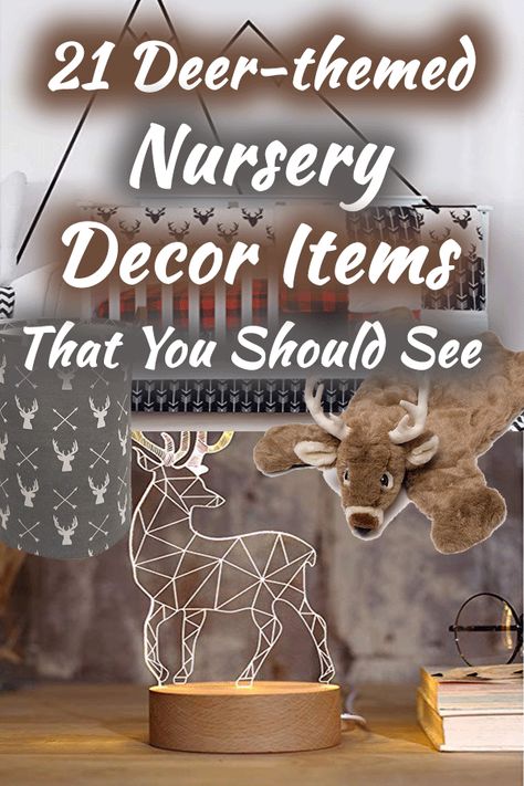 21 Deer-themed Nursery Decor Items That You Should See. Article by HomeDecorBliss.com #HDB #HomeDecorBliss #homedecor #homedecorideas Hunter Themed Nursery, Deer Nursery Boy, Deer Themed Nursery, Hunting Theme Nursery, Antler Nursery, Camo Nursery, Lake Bedroom, Baby Deer Nursery, Cabin By The Lake