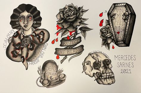 Knocked Loose Tattoo, Trying Tattoo, Knocked Loose, Flash Sheet, Tattoo Apprentice, Cute Things, Knock Knock, Tatting, Tattoo Ideas