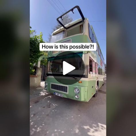 Double Decker Bus House, Double Decker Bus Conversion, Bus House, Double Decker Bus, Bus Conversion, Van Life, Twitter Image, Tiny House