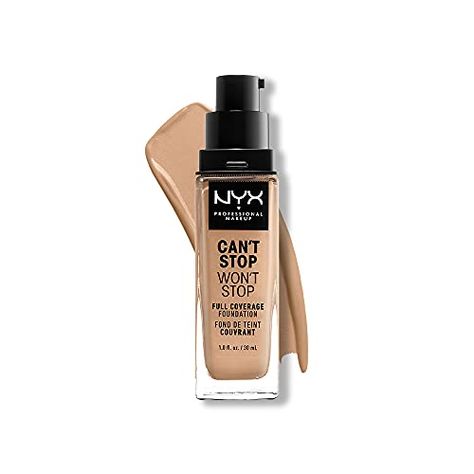 10 Best Drugstore Waterproof Foundations Of 2022 For Flawless Skin Nyx Foundation, Best Foundation For Acne, Best Drugstore Foundation, Makeup Coverage, Foundation For Oily Skin, Waterproof Foundation, Combination Skin Type, Natural Foundation, Can't Stop Won't Stop