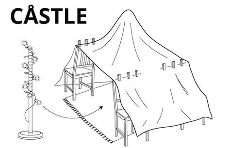 IKEA Released Instructions on How to Build the 6 Best Blanket Forts For Your Home Quarantine Blanket Forts, Kids Forts, Girls Bedroom Furniture, Diy Blanket Ladder, Modern Blankets, Teen Bedroom Designs, Blanket Fort, Build A Fort, Blanket Ladder