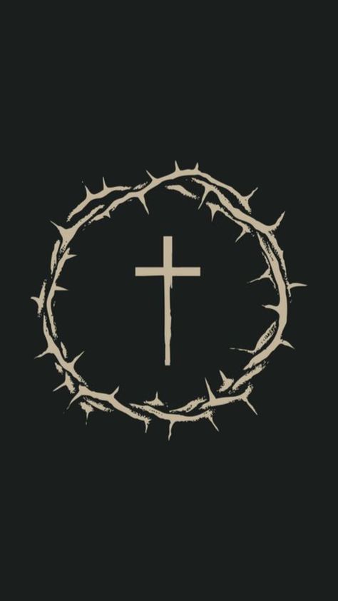 Crown Of Thorns Wallpaper, Christ Wallpaper, Jesus Crown, Angel Wings Art, Crown Aesthetic, Cross Tattoo For Men, Background Pics, Cross Tattoo Designs, Inspirational Quotes Wallpapers