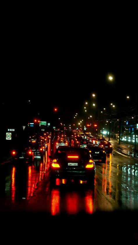 Aesthetic Traffic, City Rats, City Lights At Night, Line Art Images, Artsy Photos, Late Night Drives, City Road, Dark City, Night Landscape