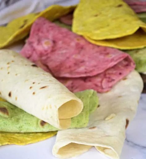 Easy Flour Tortilla Recipe With 3 Flavour Variations Easy Flour Tortilla Recipe, Easy Flour Tortillas, Flour Tortilla Recipe, Homemade Wraps, Recipes With Flour Tortillas, Flour Tortilla, Pinwheel Recipes, Tortilla Recipe, Homemade Tortillas