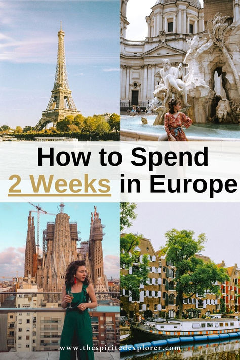 europe itinerary, paris, rome, amsterdam, barcelona European Honeymoon Itinerary, 2 Week European Travel Itinerary, 2 Weeks In Europe, Europe Itinerary, Europe Honeymoon, European Itineraries, German Travel, Europe Trip Itinerary, Europe Itineraries