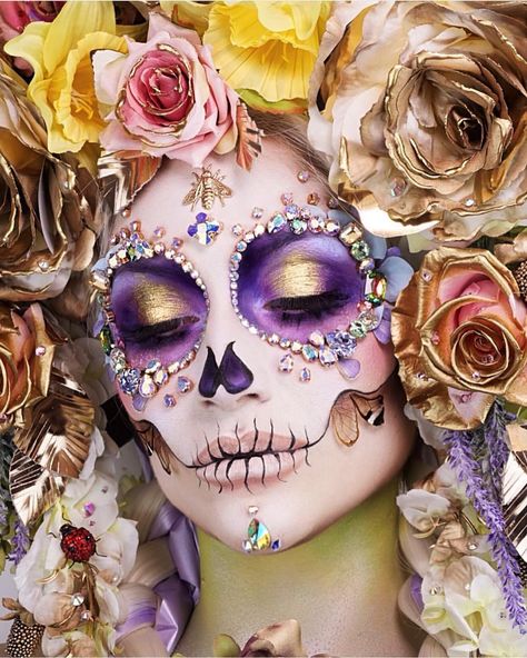 Vanessa Davis, Catrina Costume, Dead Makeup, Sugar Skull Girl, Sugar Skull Makeup, Special Effects Makeup, Skull Makeup, Halloween Costumes Makeup, Fx Makeup