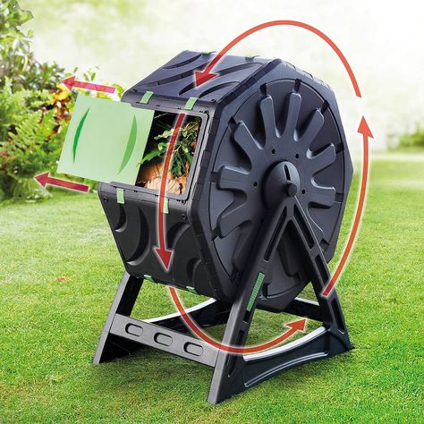 Coopers of Stortford 70L Tumbling Composter : Amazon.co.uk: Garden Compost Maker, Tumbling Composter, Composters, Compost Tumbler, Composting Process, Organic Compost, Sustainable Kitchen, Garden Compost, Gold Mine