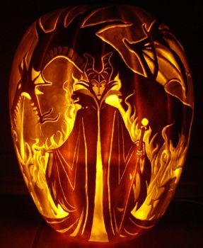 Pumkin Carving Ideas Creative Easy Scary, Maleficent Pumpkin, Halloween Pumpkin Diy, Disney Pumpkin Carving, Pumkin Carving, Creepy Pumpkin, Creative Pumpkin Carving, Easy Pumpkin Carving, Disney Pumpkin