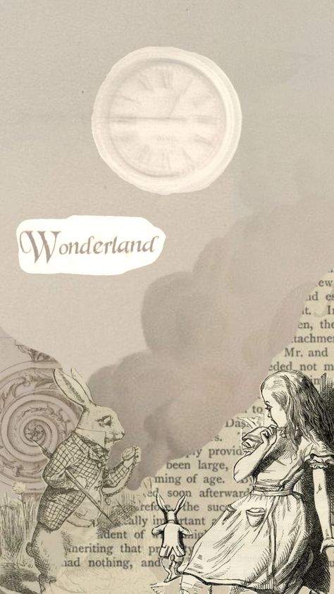 #wonderland #aliceinwonderland #wallpaper #lockscreen Alice In Wonderland Lockscreen, Alice In Wonderland Aesthetic, The Mister, Alice In Wonderland