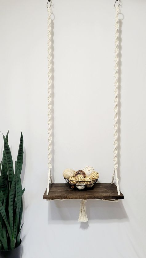 Macrame hanging planter