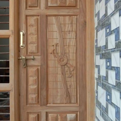 Door Designs ✨️ #door #doors #doordesigns #doordesigns #woodendoor #homedesignsdworld #fypシ゚viralシ2024fyp #explorepage #reelkrofeelkro #makeuphack #dietfood #streetfooddiwane #rafelnadal #cyclinglife Main Door Design Photos Latest, Sagwan Door Design Modern, Sagwan Wood Door Design, Teak Wood Main Door Design, Single Main Door Designs, Latest Door Designs, Deck Railing Design, Flush Door Design, House Front Door Design