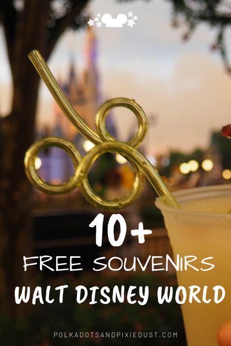 If you're headed to Walt Disney World you're going to want to grab some of the free souvenirs that will help make your trip extra magical. From buttons, to treasure maps to straws, here are our FAVORITE FREE THINGS at Walt Disney World. #polkadotpixies #disneyfreestuff #disneysouvenirs #disneyvacation Disney Money, Disney Parque, Disney World Secrets, Disney Honeymoon, Disney Cute, Disney Free, Disney World Vacation Planning, Family Disney Trip, Disney Trip Planning