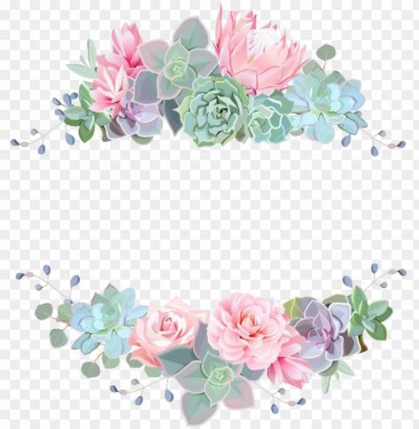 Png Invitation Design, Floral Png Vector, Botanical Flowers Illustration, Flower Vector Png, Vector Free Png, Edit Photo Frame, Background Png Images, Sky Images, Png Flower