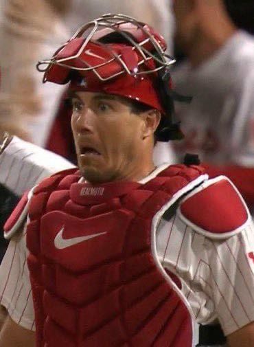 Jt Realmuto, Catcher Baseball, Baseball Memes, Book Mood, Philly Sports, Philadelphia Phillies Baseball, Philadelphia Sports, Phillies Baseball, Baseball Humor