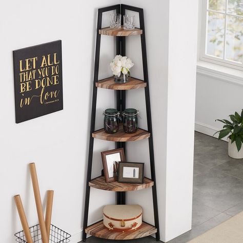 Get Some Top-Shelf Inspiration From Our Unique Selection Of Open Bookcases @HomeEditCom #books #CapeCoral #Fortmyers @AlmostHomeFL #HOME… Etagere Bookcase, Corner Shelf, Lounge Decor, Design Del Prodotto, Living Room Decor Apartment, Decorative Accents, Living Room Inspo, Cubicle, Apartment Living Room