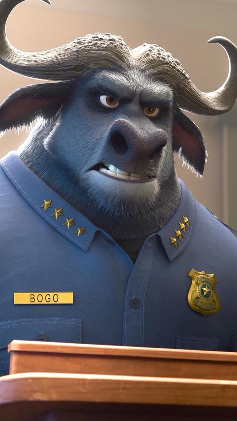 Zootopia Bull From Zootopia, Zootopia Chief Bogo Fanart, Zootopia Polar Bear, Chief Bogo Zootopia, Zootropolis Wallpaper, Zoo Topia, Zootopia Chief Bogo, Chief Bogo, Zootopia 2016