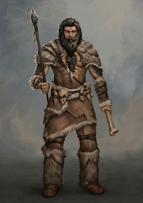 Wild Man Character Design, Primal Character Design, Stone Age Character Design, Prehistoric Character Design, Caveman Character Design, Caveman Art, Animalia Kingdom, Stone Age Animals, Stone Age Man