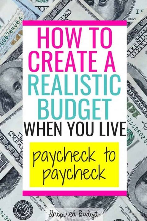 If you are tired of budgets that just don't work, read this. This is the complete step by step plan to create a realistic budget that you can actually stick to. #budgetingtips #budgetinghacks #livingpaychecktopaycheck #realisticbudget #budgetingtips #budgetinghacks Create A Budget For Beginners, Making A Budget For Beginners, Sticking To A Budget, How To Create A Budget Step By Step, How To Stick To A Budget, Creating A Budget For Beginners, How To Make A Budget For Beginners, How To Create A Budget, How To Budget For Beginners Step By Step