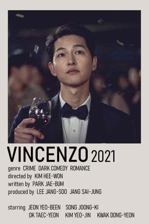 Vincenzo Poster, Kim Hee Won, Vincenzo Kdrama, Kwak Dong Yeon, Joe Russo, Best Kdrama, Top Tv, Movie Poster Wall, Dark Comedy