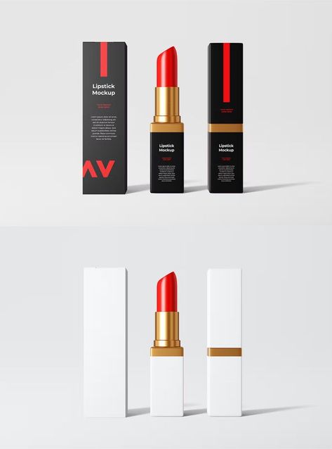 Lipstick Mockup Makeup Package, Beauty Lipstick, Packaging Mockup, Makeup Brands, Mockup Design, Packaging Design, Mockup, Lips, Packaging