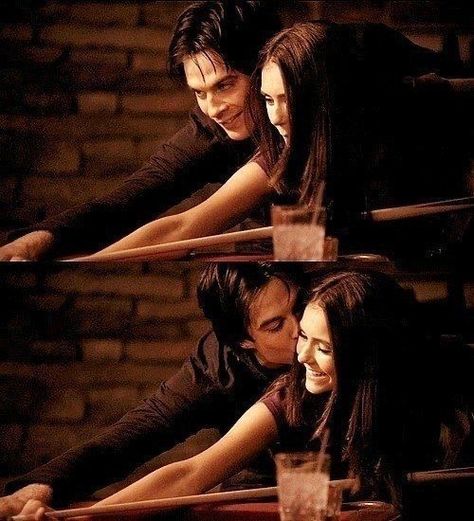 Ian E Nina, Elena Damon, Tiktok Quotes, Quotes Goals, Ian Joseph Somerhalder, Ian Somerhalder Vampire Diaries, Damon Salvatore Vampire Diaries, Vampier Diaries, Tv Show Couples