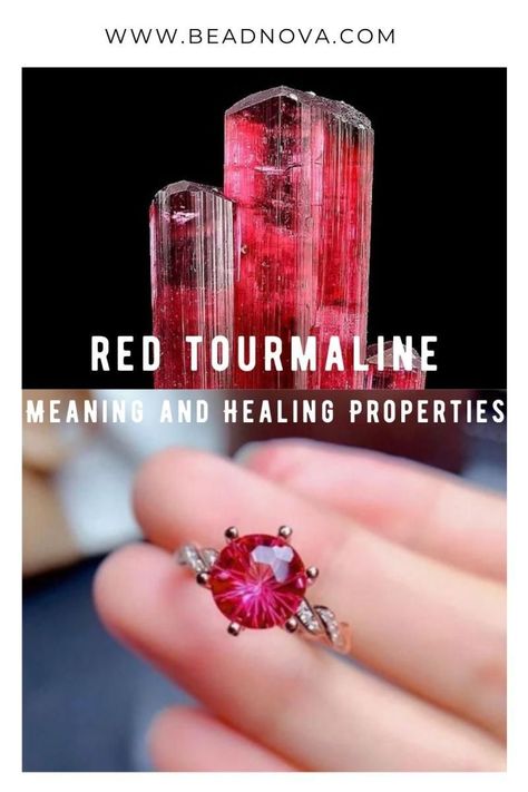 Tourmaline Meaning, Crystals Energy, Jewelry Knowledge, Red Tourmaline, Become Wealthy, Lost My Job, Crystal Meanings, Rich Life, Tourmaline Crystal