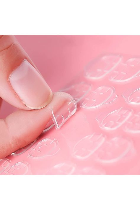 Yatinkim 12 Sheets 288PCS Toenails Glue Stickers Press On Nails Sticky Adhesive Tabs Jelly Double-sided Transparent Manicure Supplies Fake Nail Tips Nail Tutorials, Glue, Fake Nails, Nail Tips, Toe Nails, Fashion Nails, Press On Nails, Jelly, Beauty And Personal Care