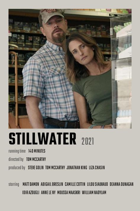 Stillwater Movie Poster Stillwater Movie, Jonathan King, Water Movie, Abigail Breslin, Motion Pictures, Matt Damon, Movie Collection, Still Water, Motion Picture