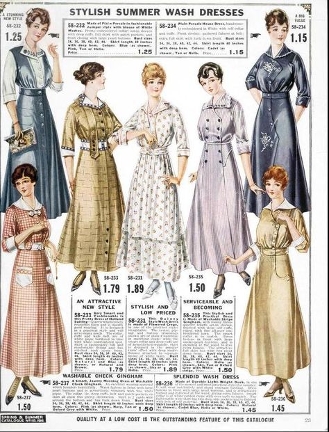 1916 Dress, 1916 Fashion, 1918 Fashion, 10s Fashion, Fashion 1910, 1900s Fashion, 1910s Fashion, 1920 Fashion, Fashion Illustration Vintage