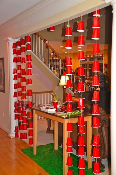 Beer Olympics Party, Solo Cups Party, Trailer Trash Party, Hillbilly Party, 21 Party, Trash Party, 21st Bday Ideas, 21st Birthday Decorations, 21st Party