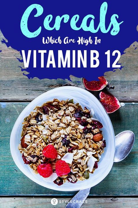 9 Vitamin B12 Rich Cereals You Should Include In Your Diet #nutrition #foods #cerals #vitamins Recipes High In Vitamin B12, B 12 Foods, Vit B12 Rich Foods, Vitamin B12 Foods, Vitamin B12 Benefits, B12 Rich Foods, Low Vitamin B12, B12 Foods, Healthy Vibes